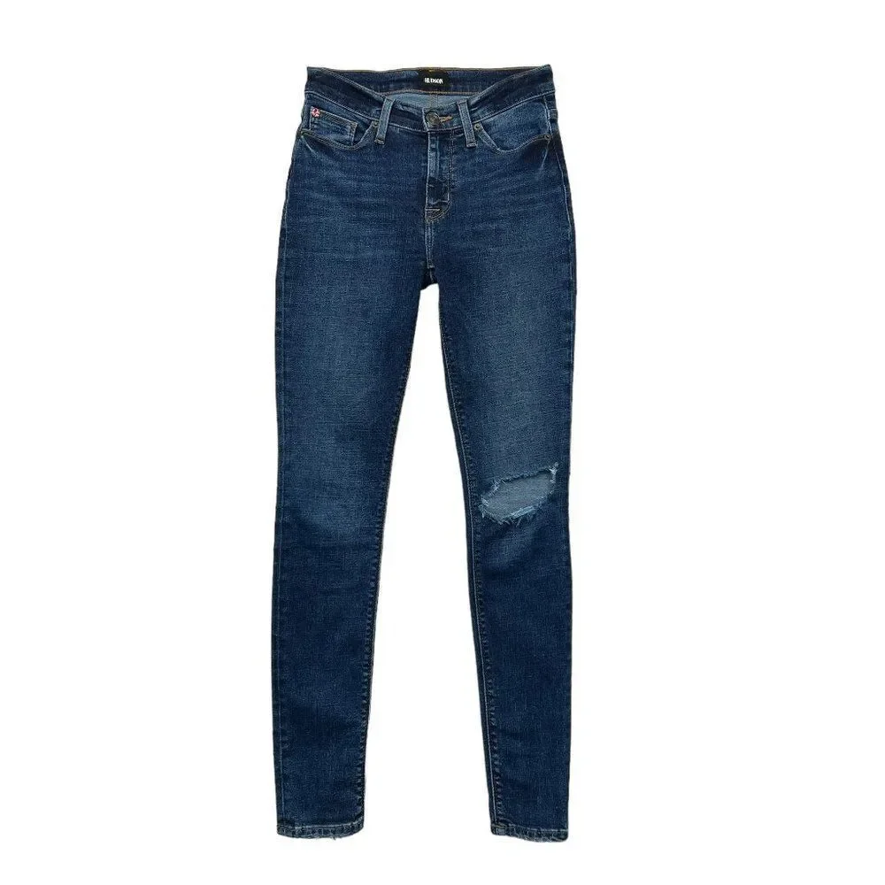 Hudson Women's Size‎ 25 Dark Wash Natalie Super Skinny Jeans